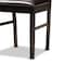 Baxton Studio Jeane Dark Brown Upholstered and Finished Wood 7-Piece Dining Set 170-8031-10894 - alternate 9